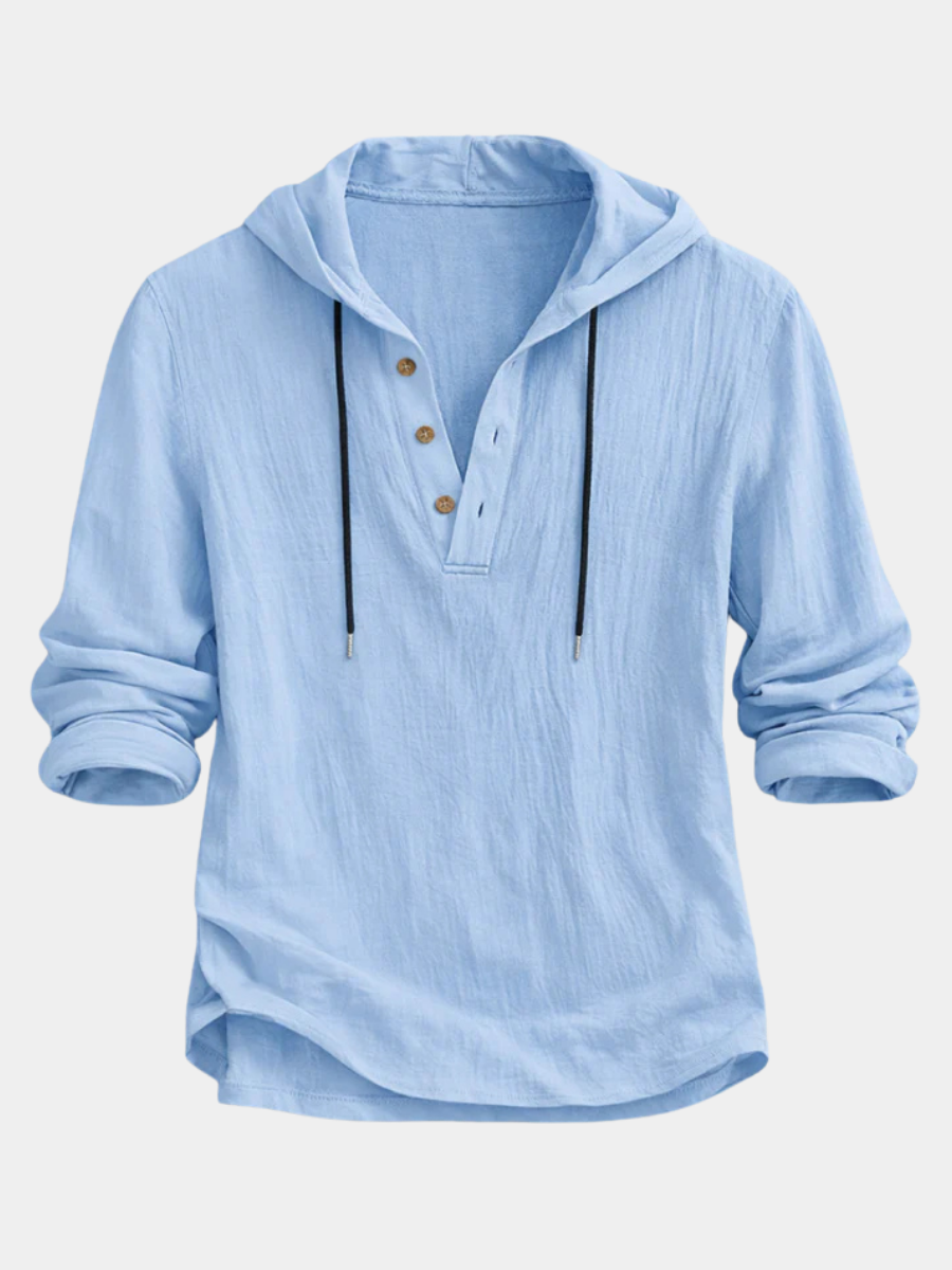 Classic Hooded Shirt for Men - Elena Harper