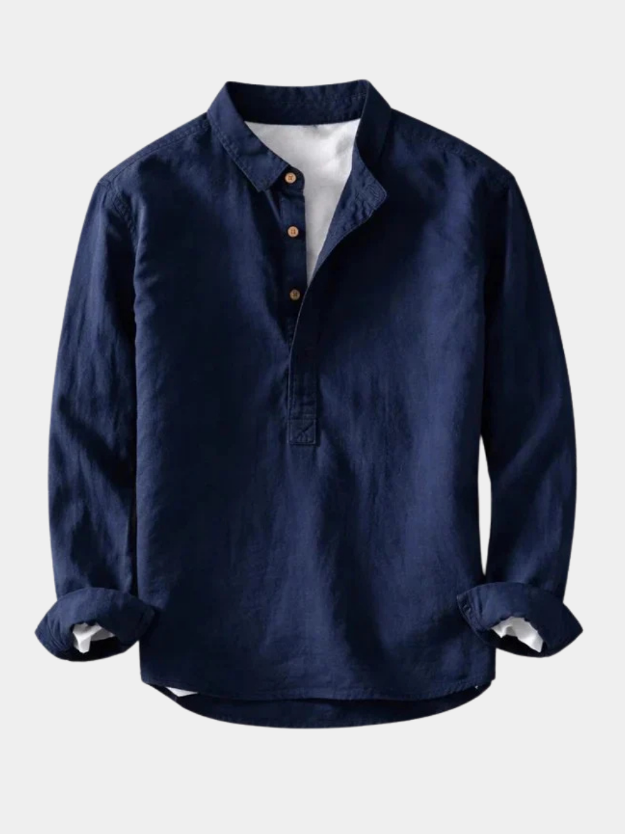 ELENA HARPER™  |  ANTIQUE STYLE COTTON LINEN SHIRT FOR MEN