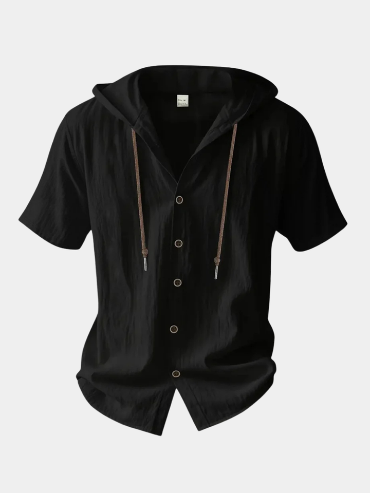 ELENA HARPER™  |  SUMMER HOODED SHIRT FOR MEN