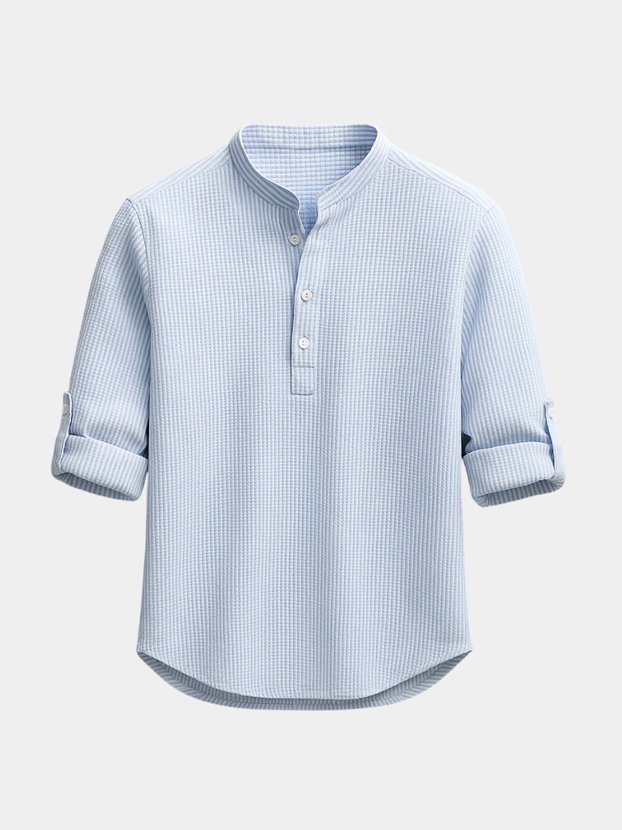 Classic Linen Shirt for Men - Elena Harper