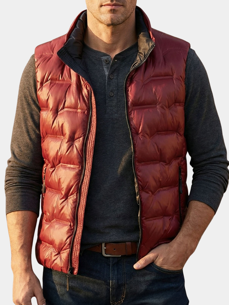 ELENA HARPER™  |  QUILTED DOWN VEST FOR MEN