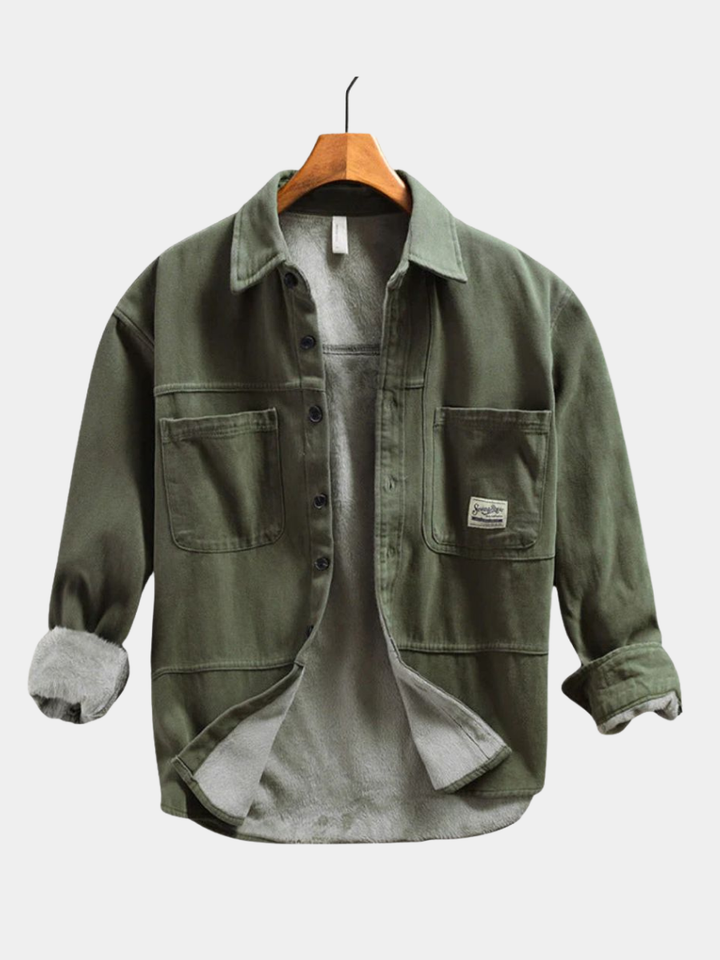 ELENA HARPER™  |  CARGO FLEECE SHIRT FOR MEN