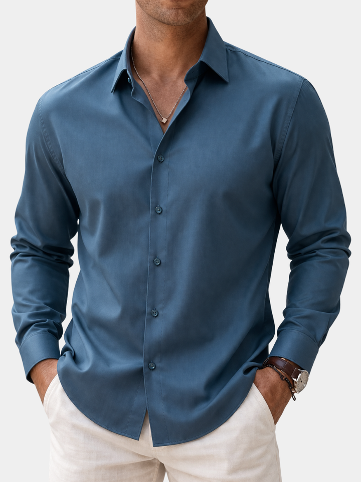 ELENA HARPER™  |  CLASSIC LONG SLEEVE FORMAL SHIRT FOR MEN