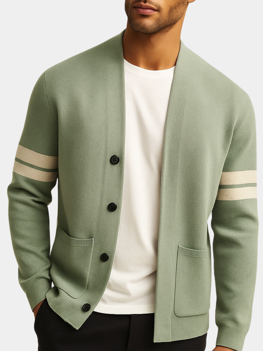 ELENA HARPER™  |  MEN'S KNITTED CARDIGAN