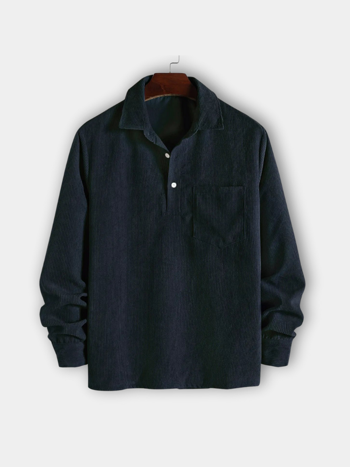 Long Sleeve Button-down Shirt for Men - Elena Harper