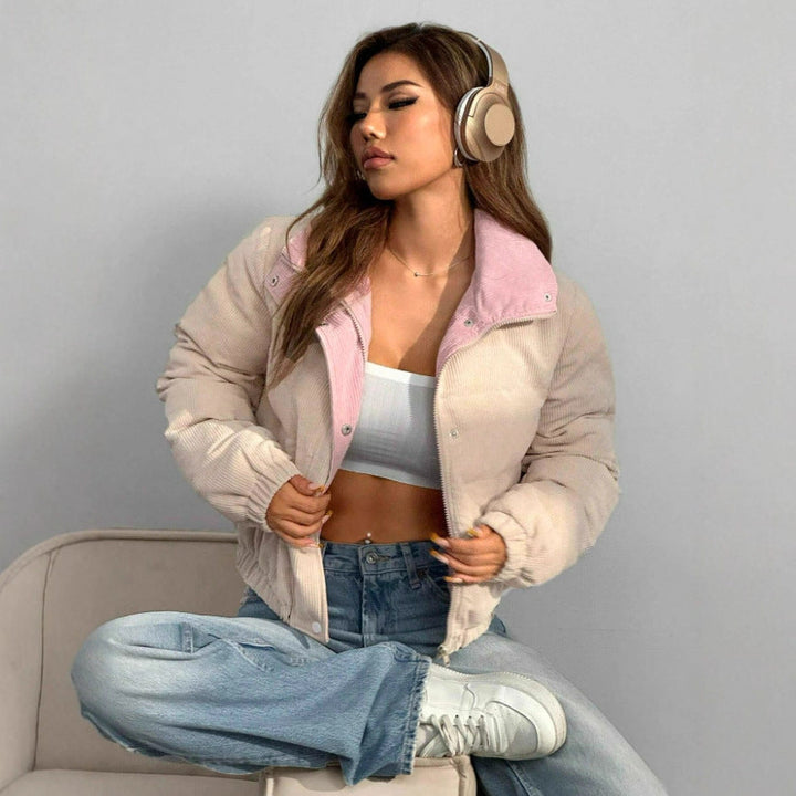 Women's Quilted Effect Jacket - Ilara