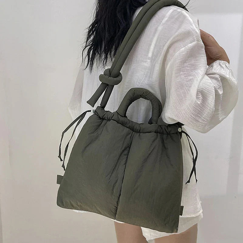 Women's Quilted Puffer Bag – Chic & Stylish