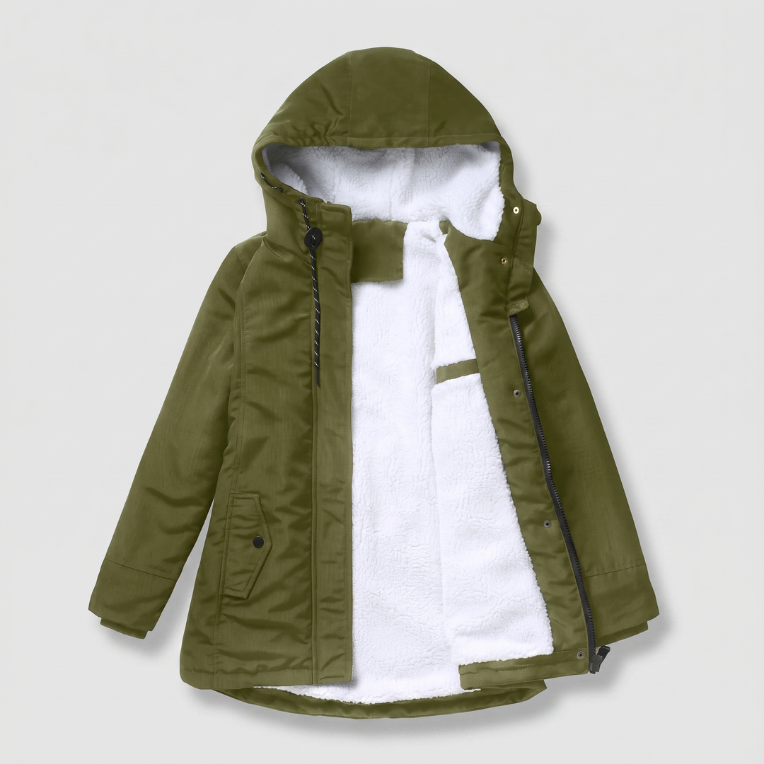 Liora Elegant and Warming Women's Winter Parka, view 5 - Elena Harper