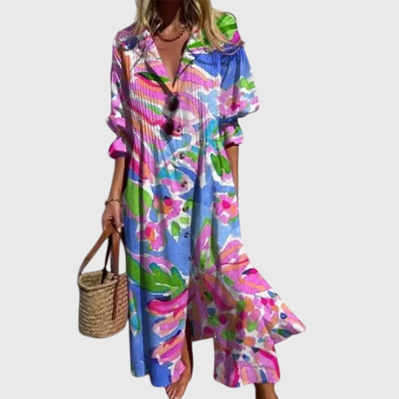 Zariah Elegant Bohemian Dress - Elena Harper