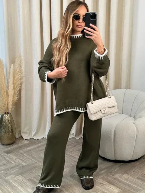 Jennifer | Cozy and Comfortable Knit Two-Piece Set