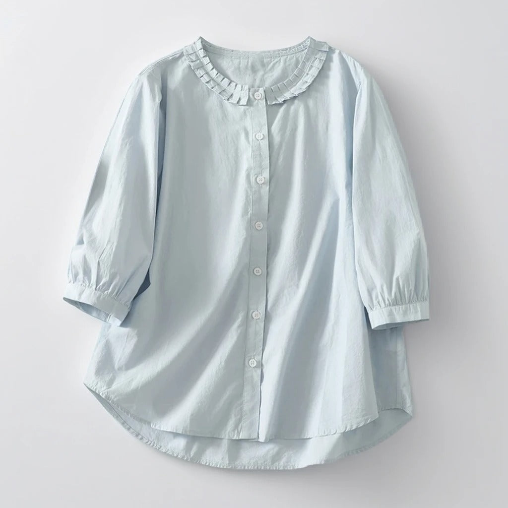 ALESSA LINEN BLOUSE