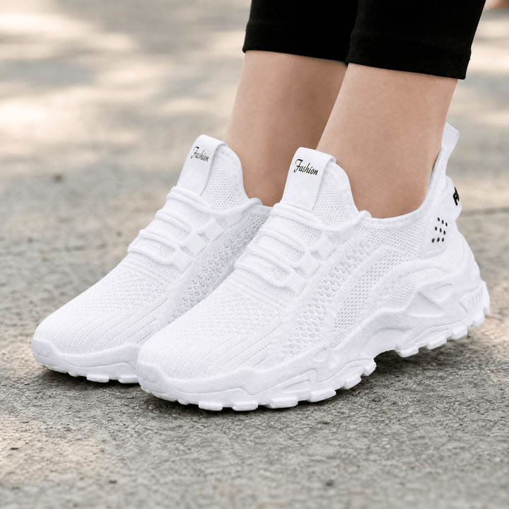 Airessa Breathable Mesh Sneakers for All Day Comfort - Elena Harper