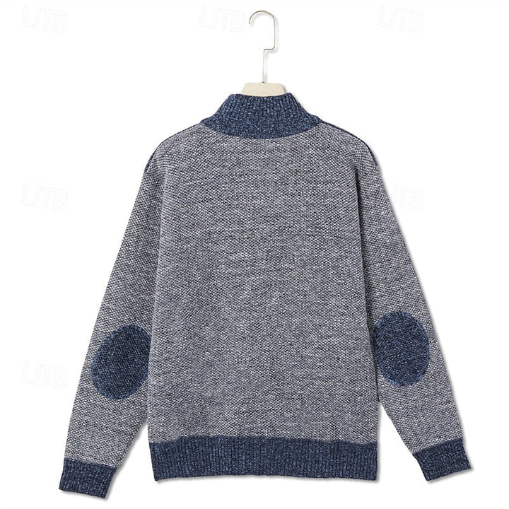 Bryson | Textured Zip Cardigan