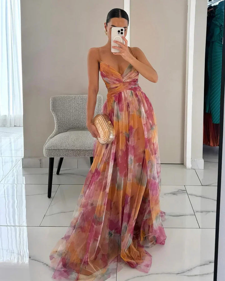 Alinna Graceful Flowing Dress - Elena Harper