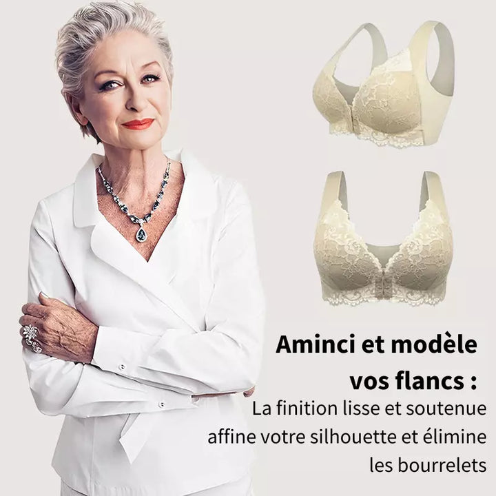(PACK OF 3) Wireless Shaping Bra with Front Closure - Elena Harper