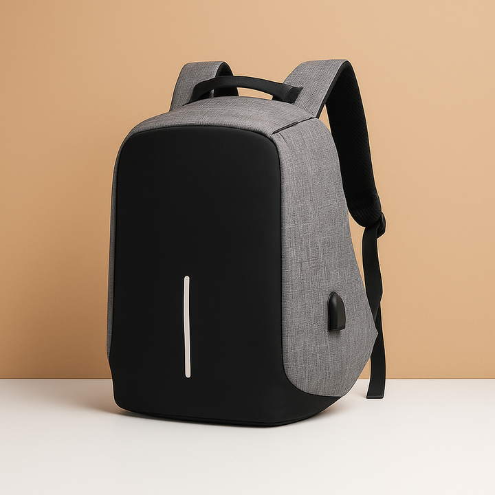 Anti-theft laptop backpack with USB port Ethan - Elena Harper