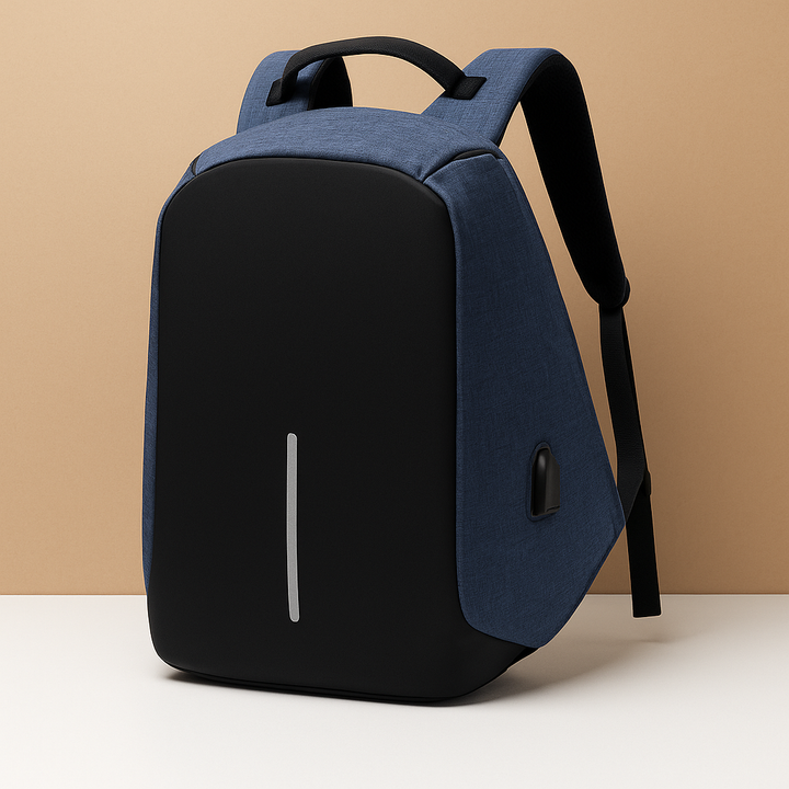 Anti-theft laptop backpack with USB port Ethan - Elena Harper