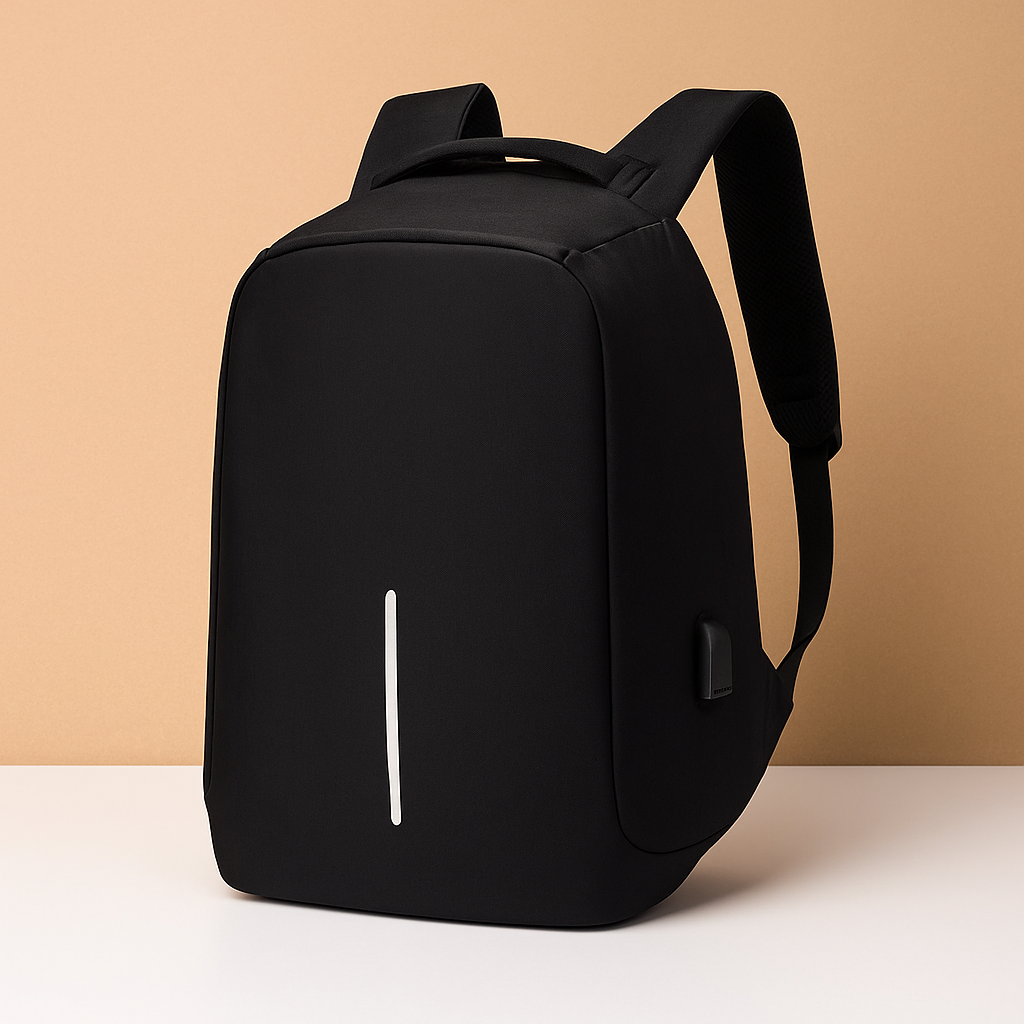 Anti-theft laptop backpack with USB port Ethan - Elena Harper