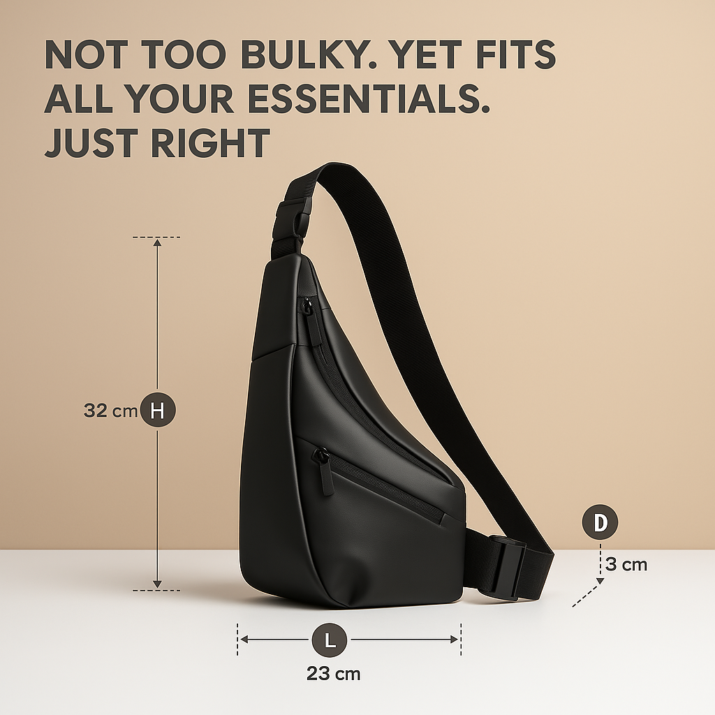 Anti-theft sling travel bag Carson - Elena Harper