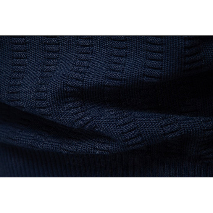 Sheldon | Textured Half-Zip Sweater