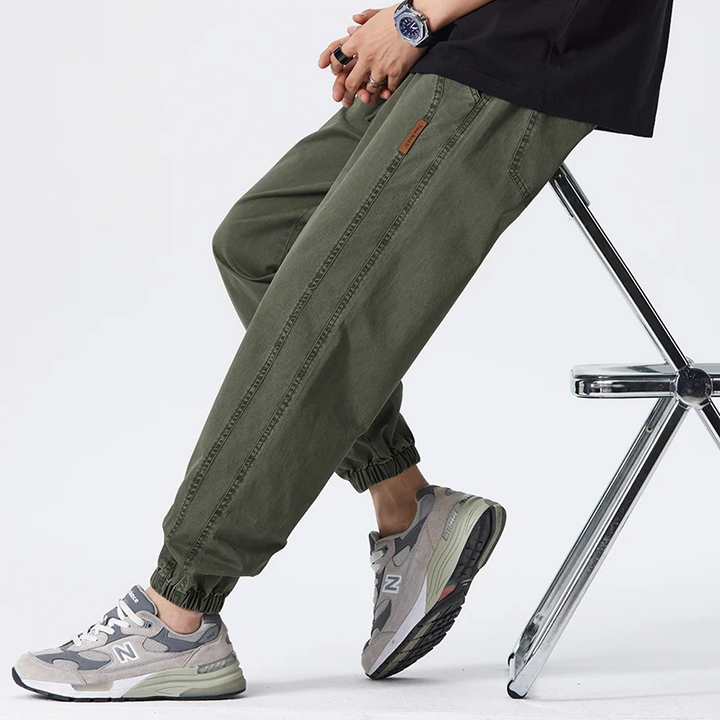 Men’s Cotton Stretch Pants Crawleigh, view 7 - Elena Harper
