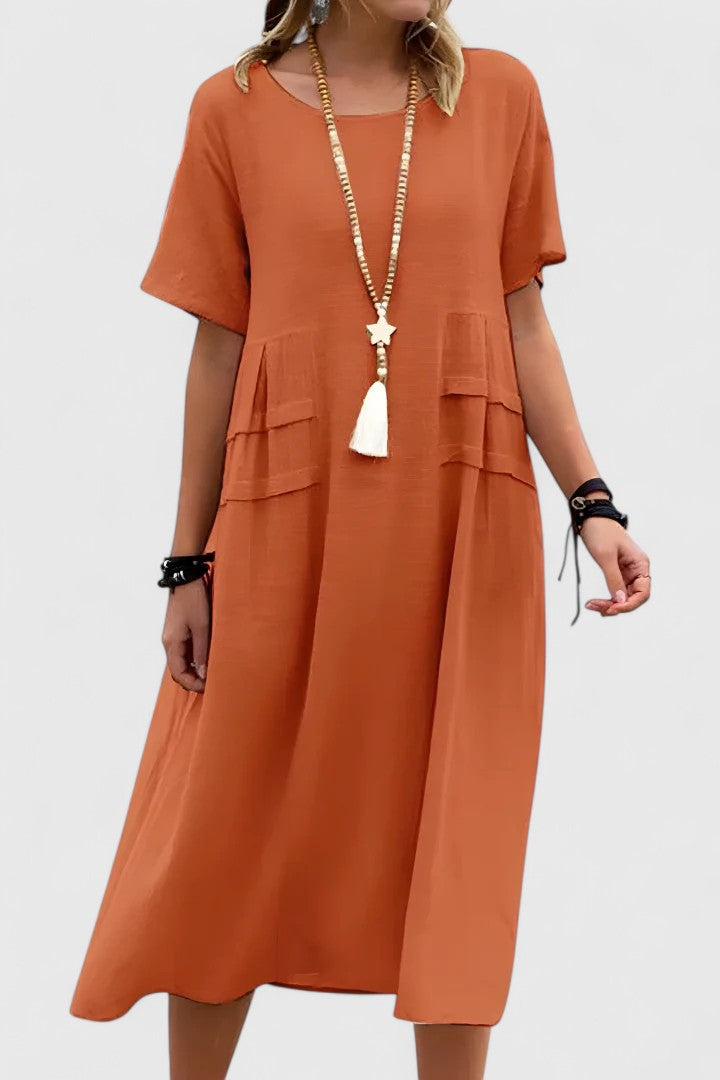 ELIZABETH – RELAXED ELEGANCE MIDI DRESS