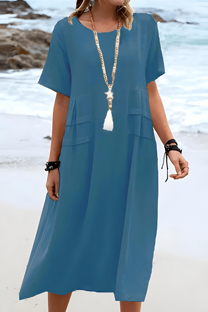 Summer Linen Dress Aria™