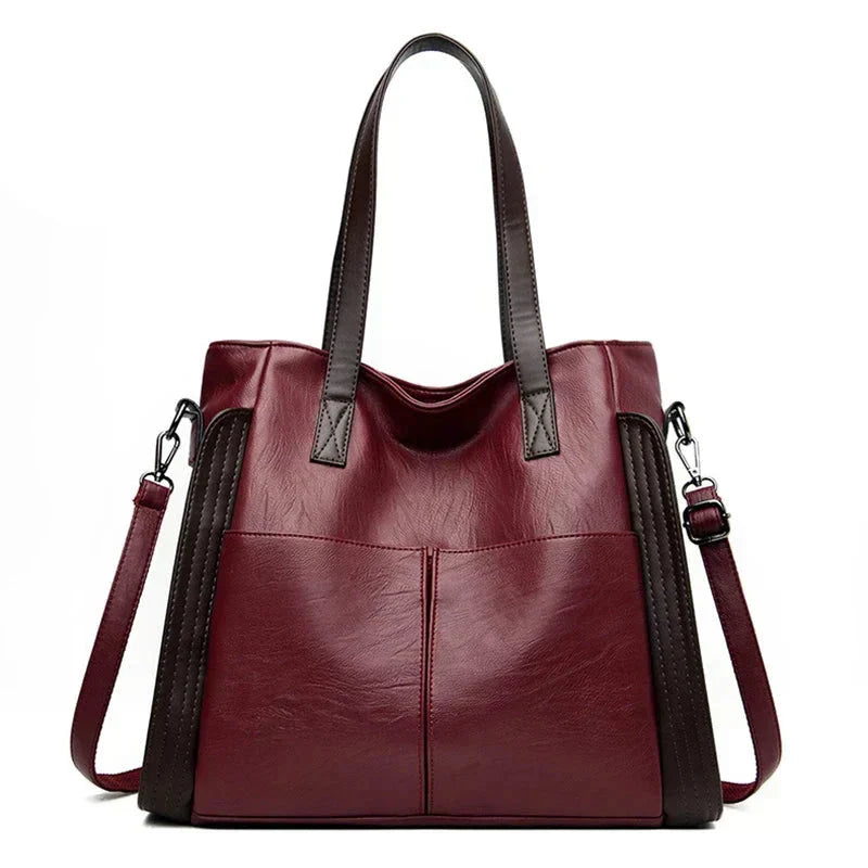 Indigo Classic Leather Handbag