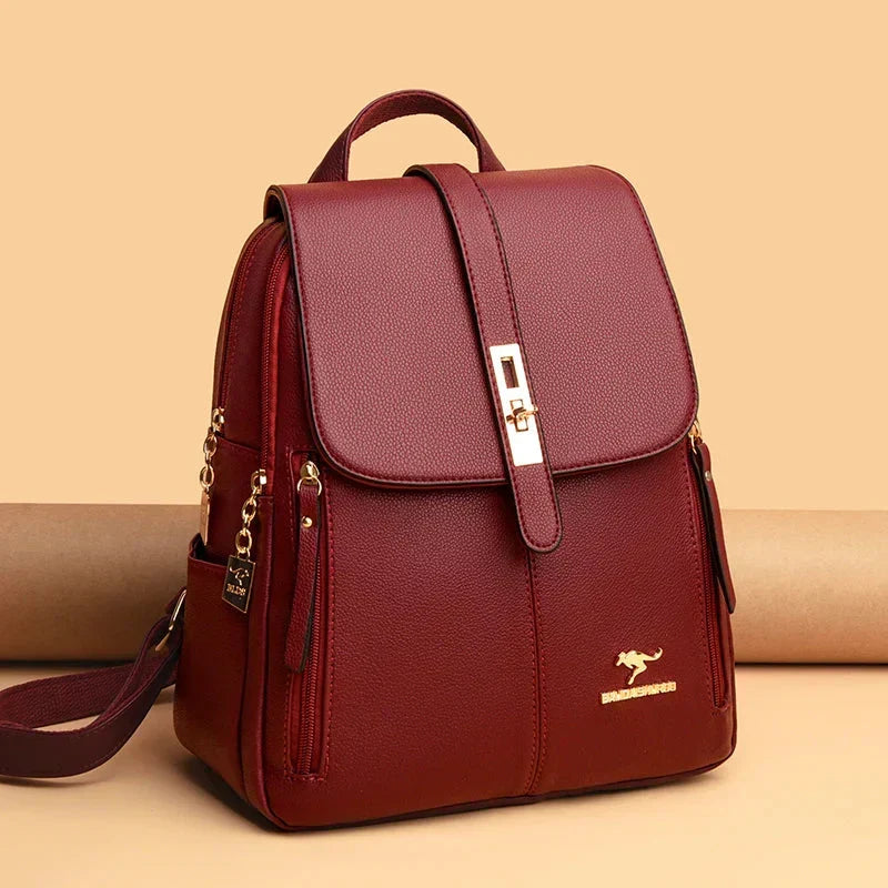 Alisa Leather Backpack