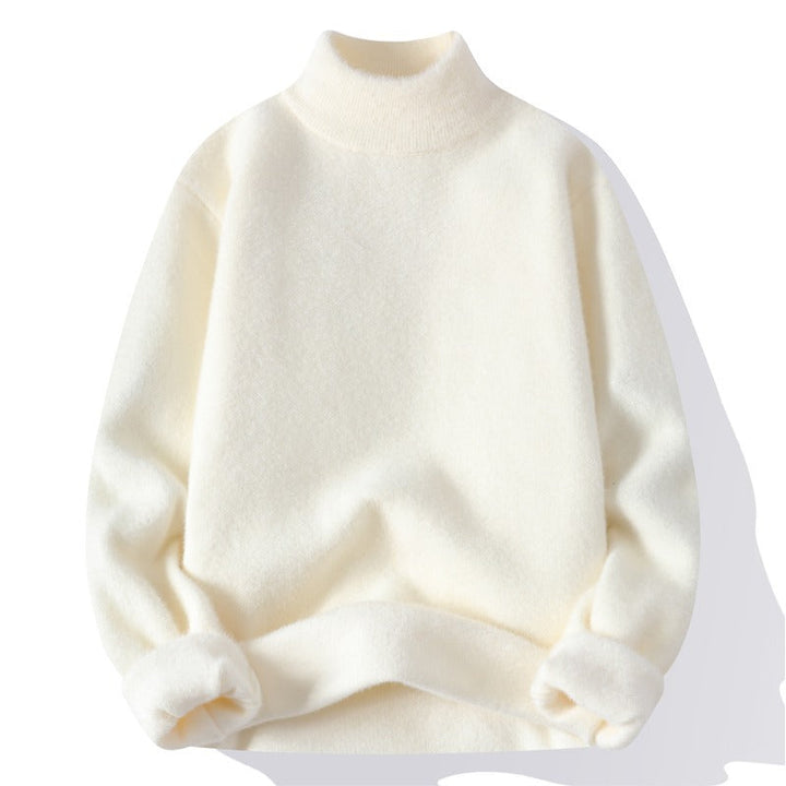 Men's Soft Knit Mock Neck Sweater - Noah
