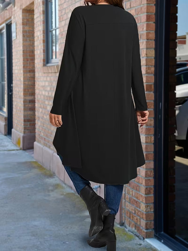 Neasa Elegant Long Sleeve T-Shirt - Elena Harper