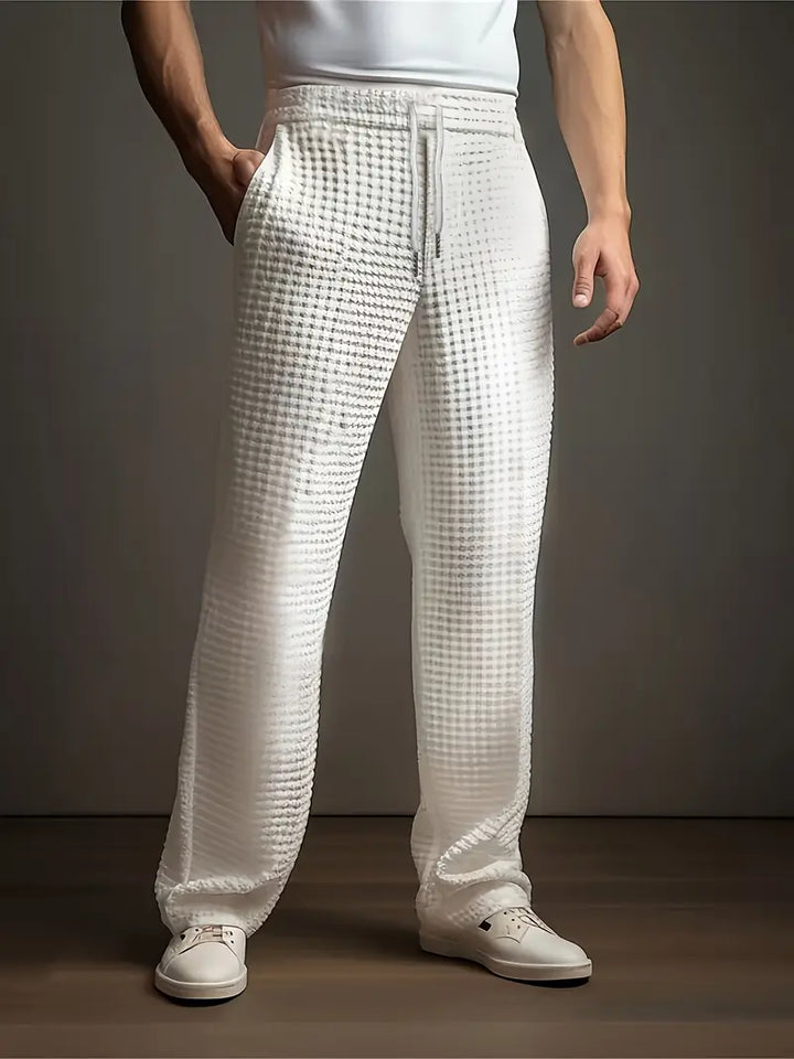 Salvatore Relaxed Textured Pants - Elena Harper