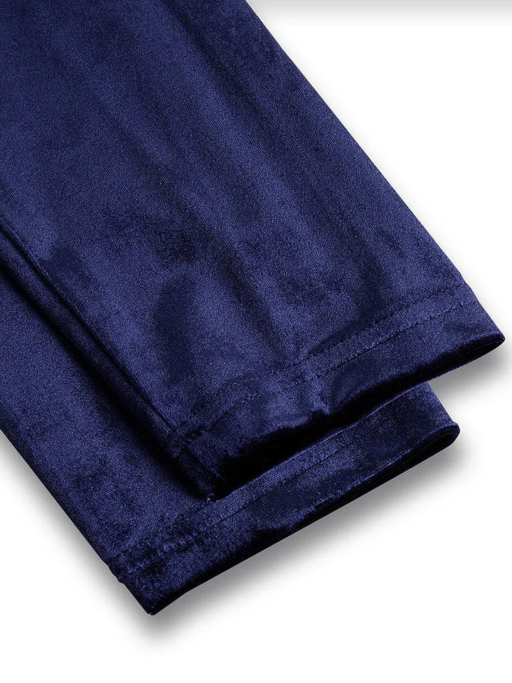 Luxurious velvet midi dress with long sleeves - Elena Harper