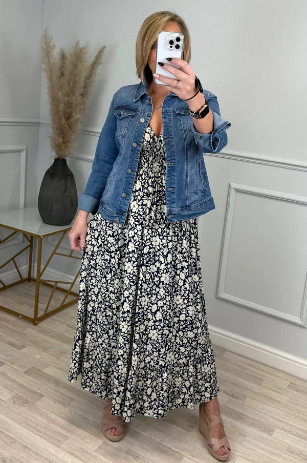Avery | Lightweight Ruffled Dress in Vintage Look