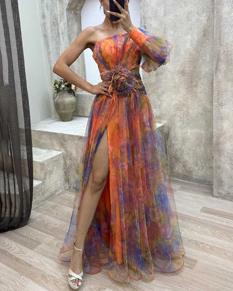 Sophia Elegant Summer Evening Dress - Elena Harper