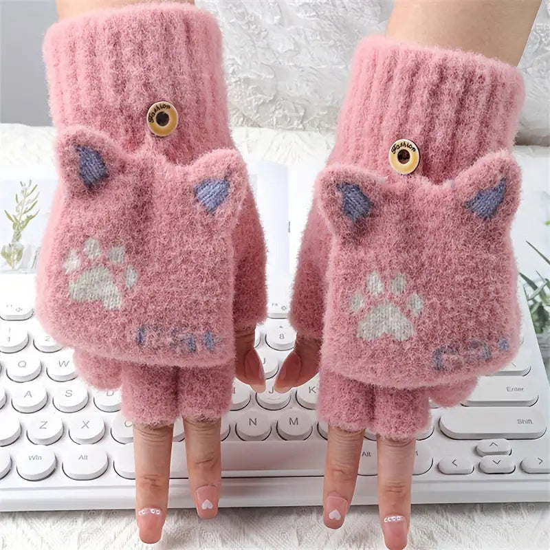 Warm Cartoon Gloves