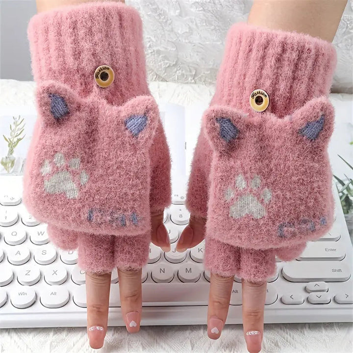 Warm Cartoon Gloves