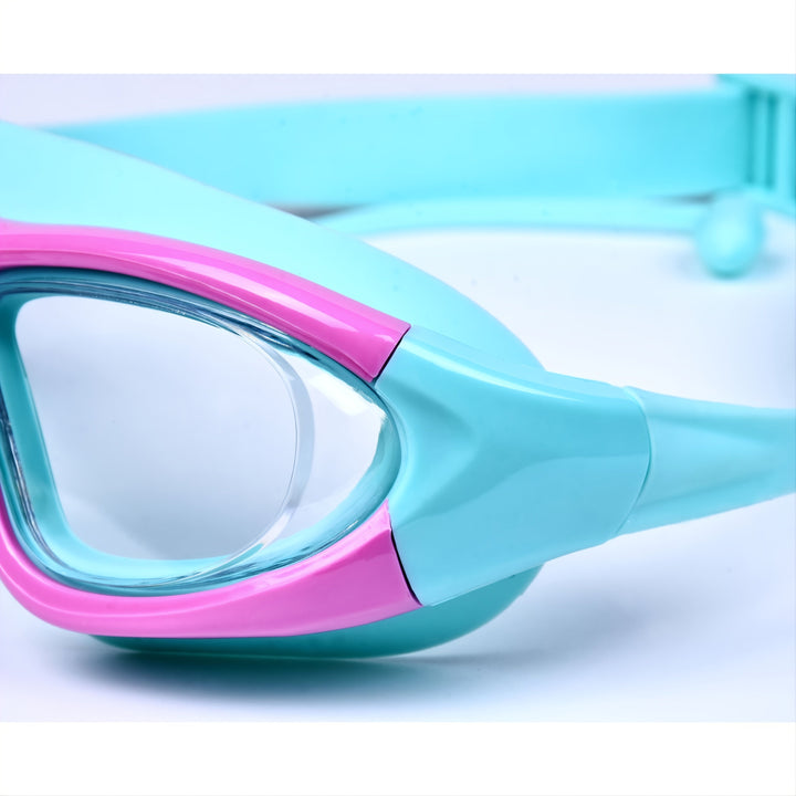 Kids Swim Goggles with Large Frame for Clear & Comfortable Fun