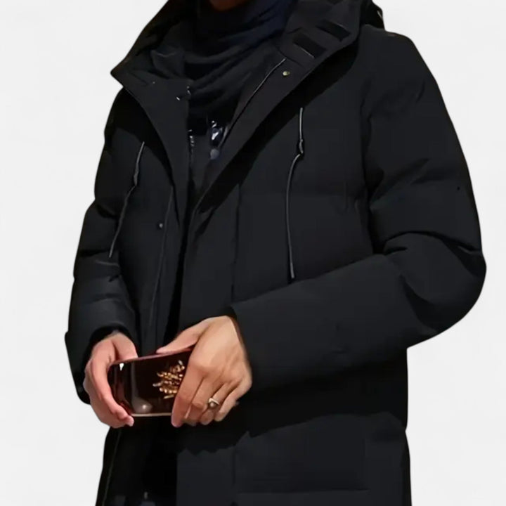 Men's Warm Hooded Winter Jacket for Ultimate Cold Weather Comfort