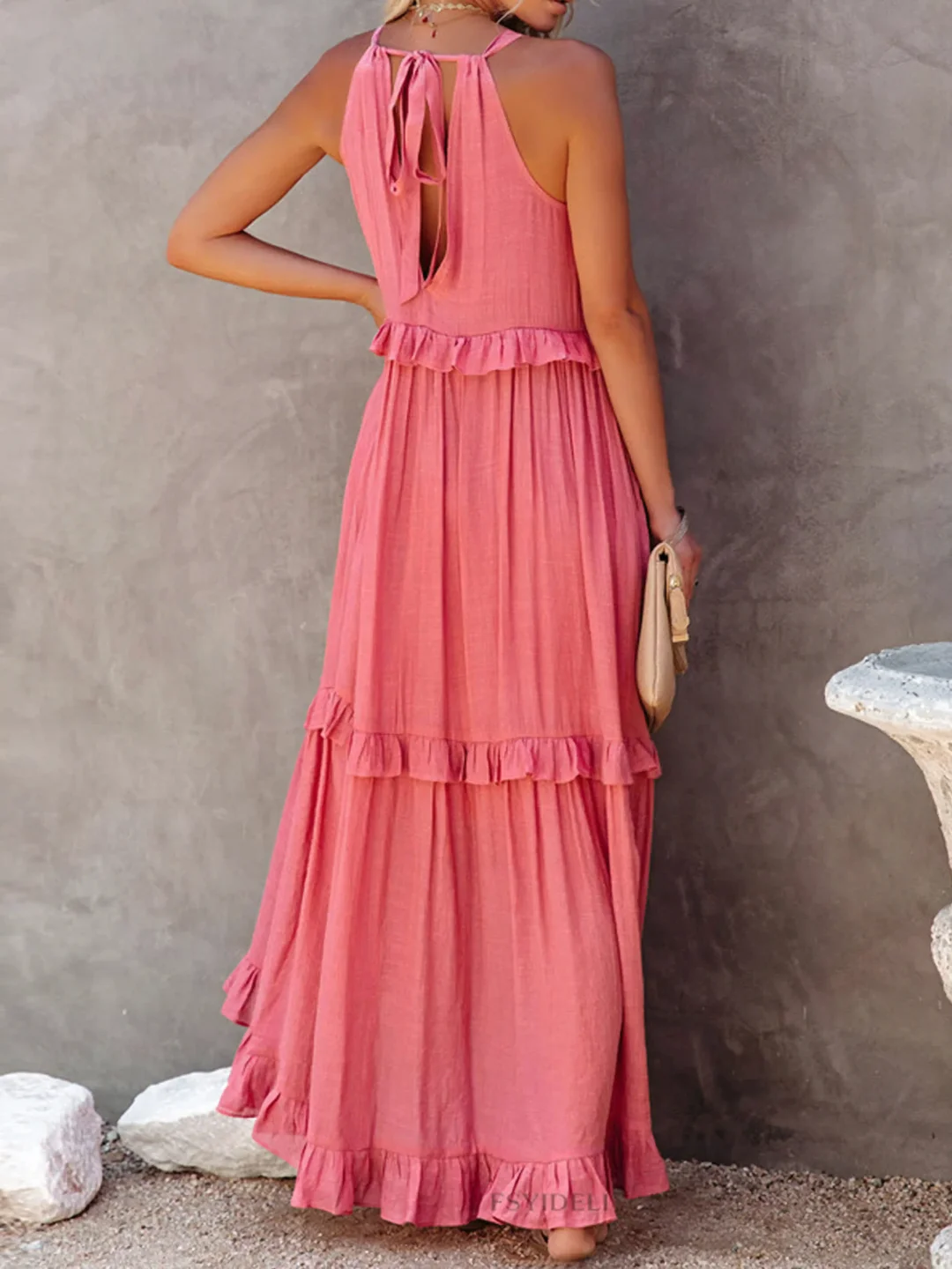 Mabel Ruffle Breeze Maxi Dress - Elena Harper