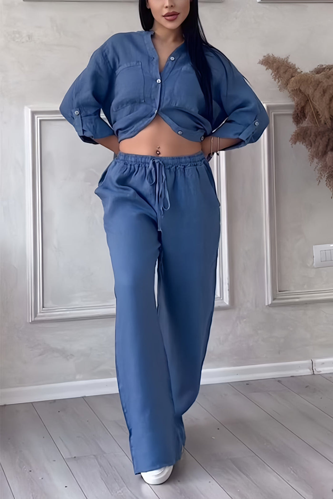 Clara | Airy and Elegant Linen Two-Piece Set