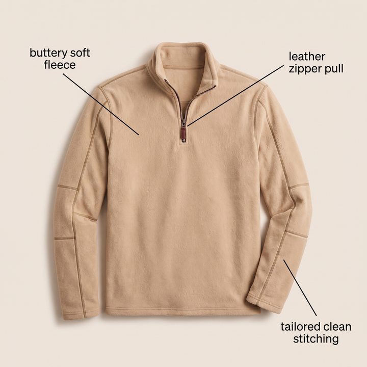 Marcel | Warming and Versatile Men's Zip Pullover