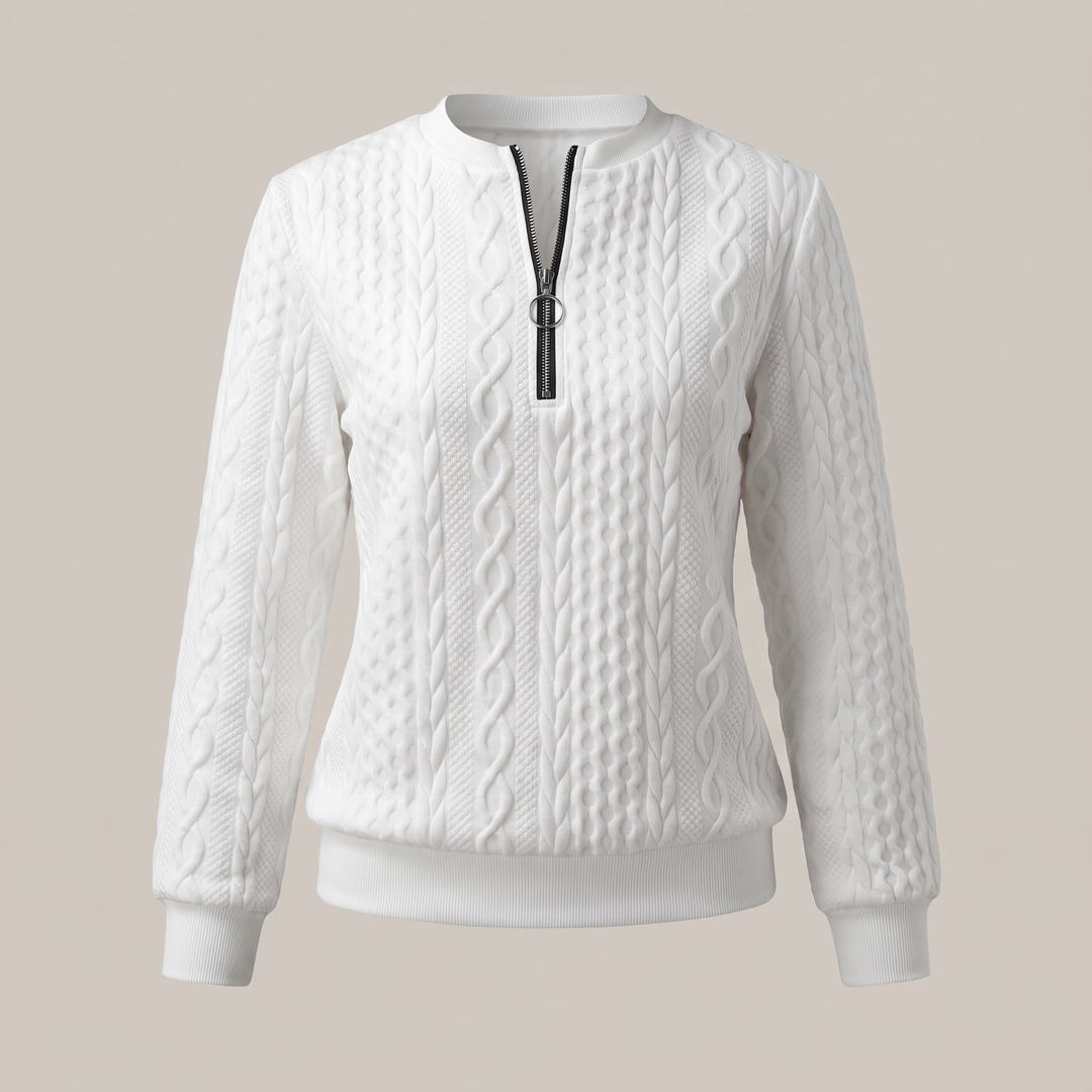 Emily | Casual and Comfortable Women's Zip-Up Sweater