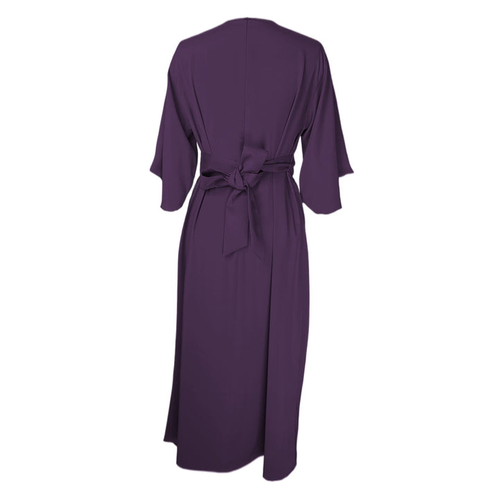 Elegant Dress with Puff Sleeves