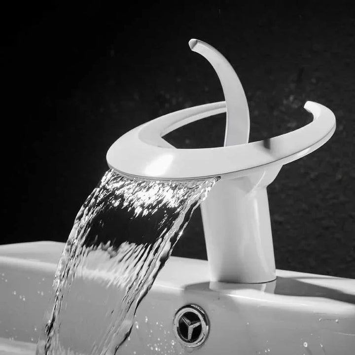 Copperflow Waterfall Bathroom Faucet, Single Hole - Elena Harper