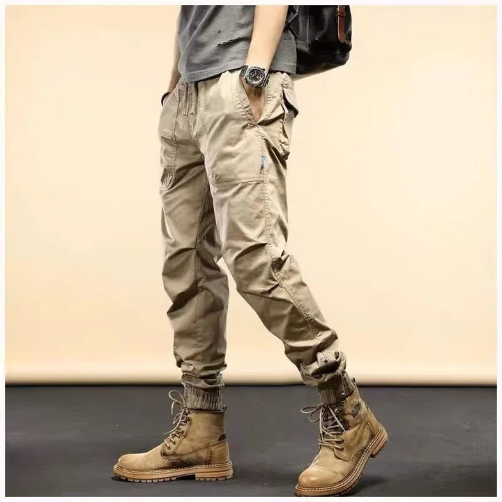 Bastian Tactical Pants with Elastic Waistband - Elena Harper