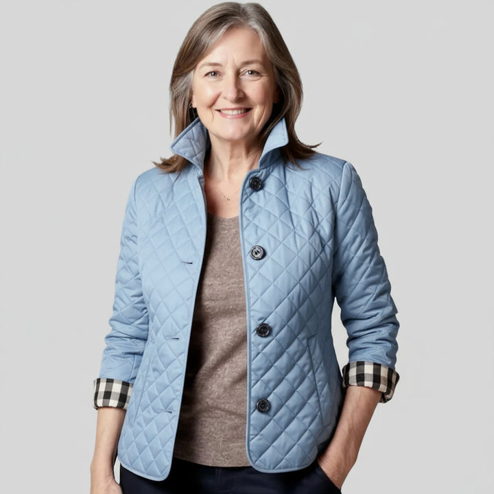 Bofia Transitional Jacket with Lapel Collar, view 6 - Elena Harper