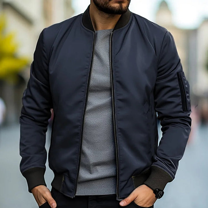 Bomber Jacket for Men Classic Regular Fit Comfortable Fit - Elena Harper