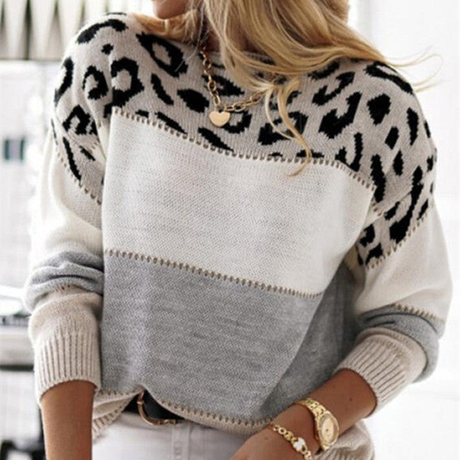 Yara™ - Leopard Print Pullover with Style