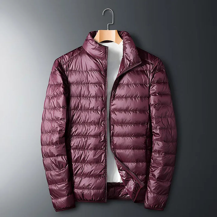 Kalet Lightweight Jacket with Collar for Men, view 4 - Elena Harper
